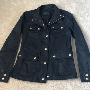 J Crew utility waxed jacket